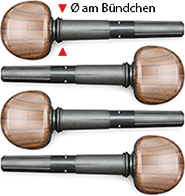 WITTNER Feinstimmwirbel f&uuml;r Cello Nr. 272111S 04-P