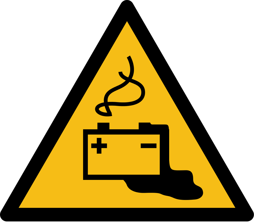 Battery / rechargeable battery hazard