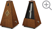 Wittner Metronome System Maelzel oak brown, mat No. 808