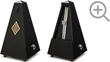 Wittner Metronome System Maelzel oak black, mat No. 809