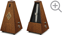 Wittner Metronome System Maelzel oak brown, mat No. 818