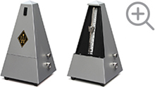 Wittner Metronom System Maelzel light-silver-coloured Nr. 855202