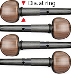 Wittner Finetune-Peg for Violin No. 270111S 04-P