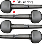 Wittner Finetune-Peg for Violin No. 270111S 04