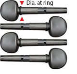 Wittner Finetune-Peg for Violin No. 270131S 04