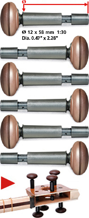 WITTNER Finetune-Pegs for Oriental Instrument No. 270-PE-TAR-06-BR