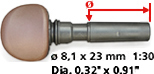 WITTNER Finetune-Pegs for Oriental Instrument No. 2704M-SAZ-BR