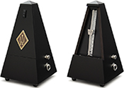 Wittner Metronom System Maelzel schwarz, matt, Glocke Nr. 816m